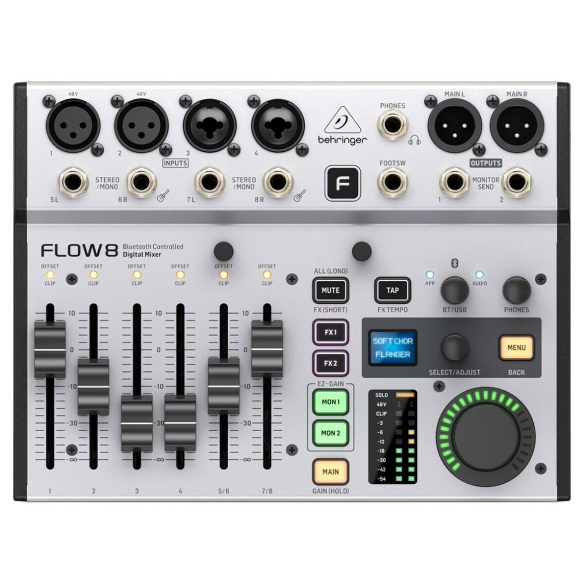 Mesa de Mezclas Behringer FLOW 8 - Effik Store