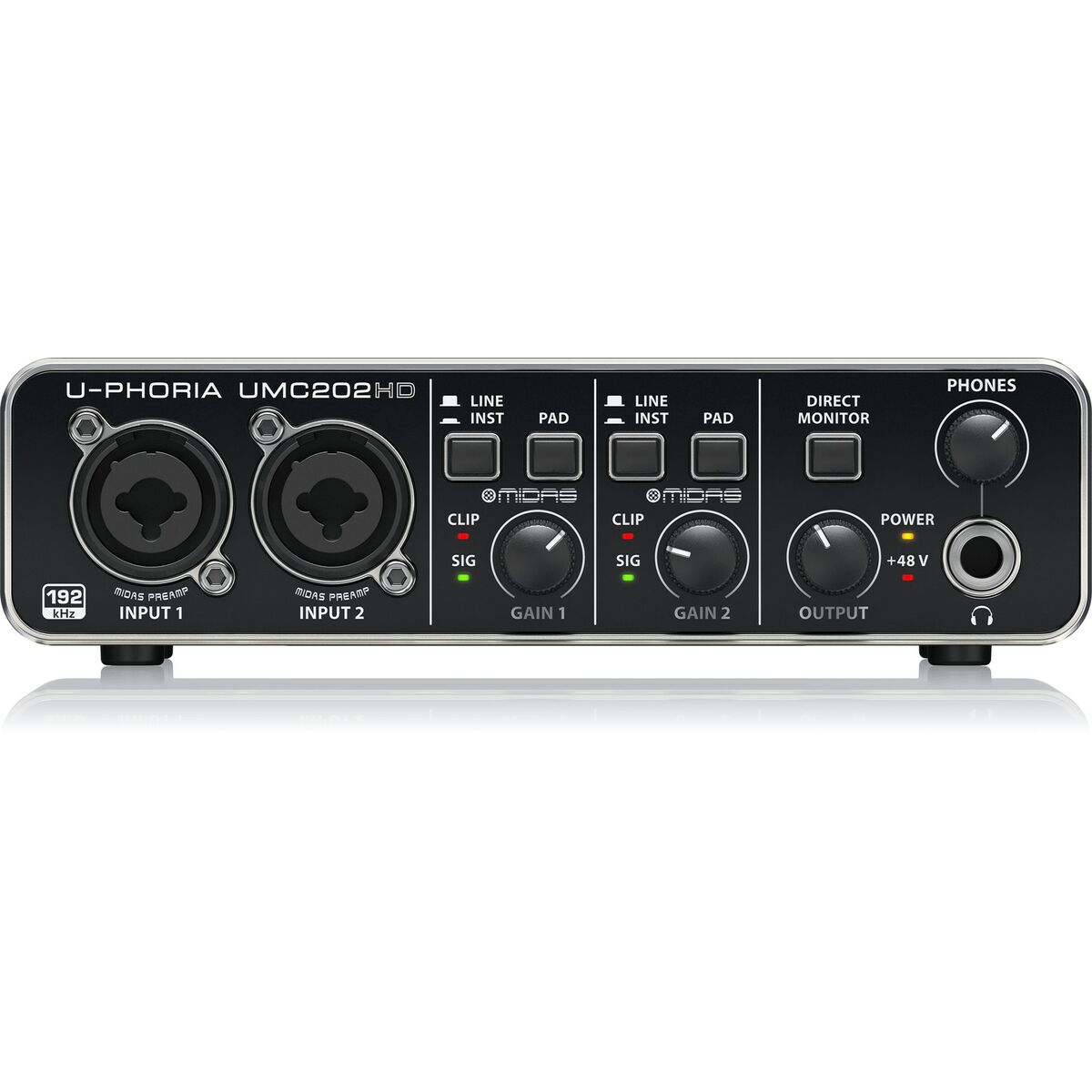 Interfaz de audio Behringer UMC202HD - Effik Store