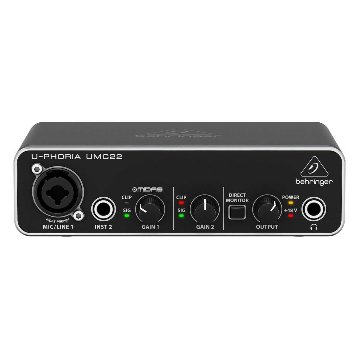 Interfaz de audio Behringer UMC22 - Effik Store