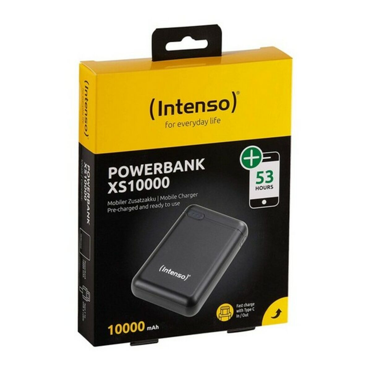 Power Bank INTENSO 7313530 10000 mAh Negro - Effik Store