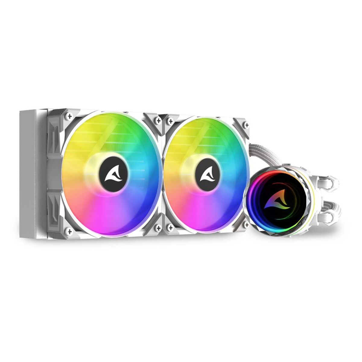 Ventilador de Caja Sharkoon S80 White RGB AIO - Effik Store