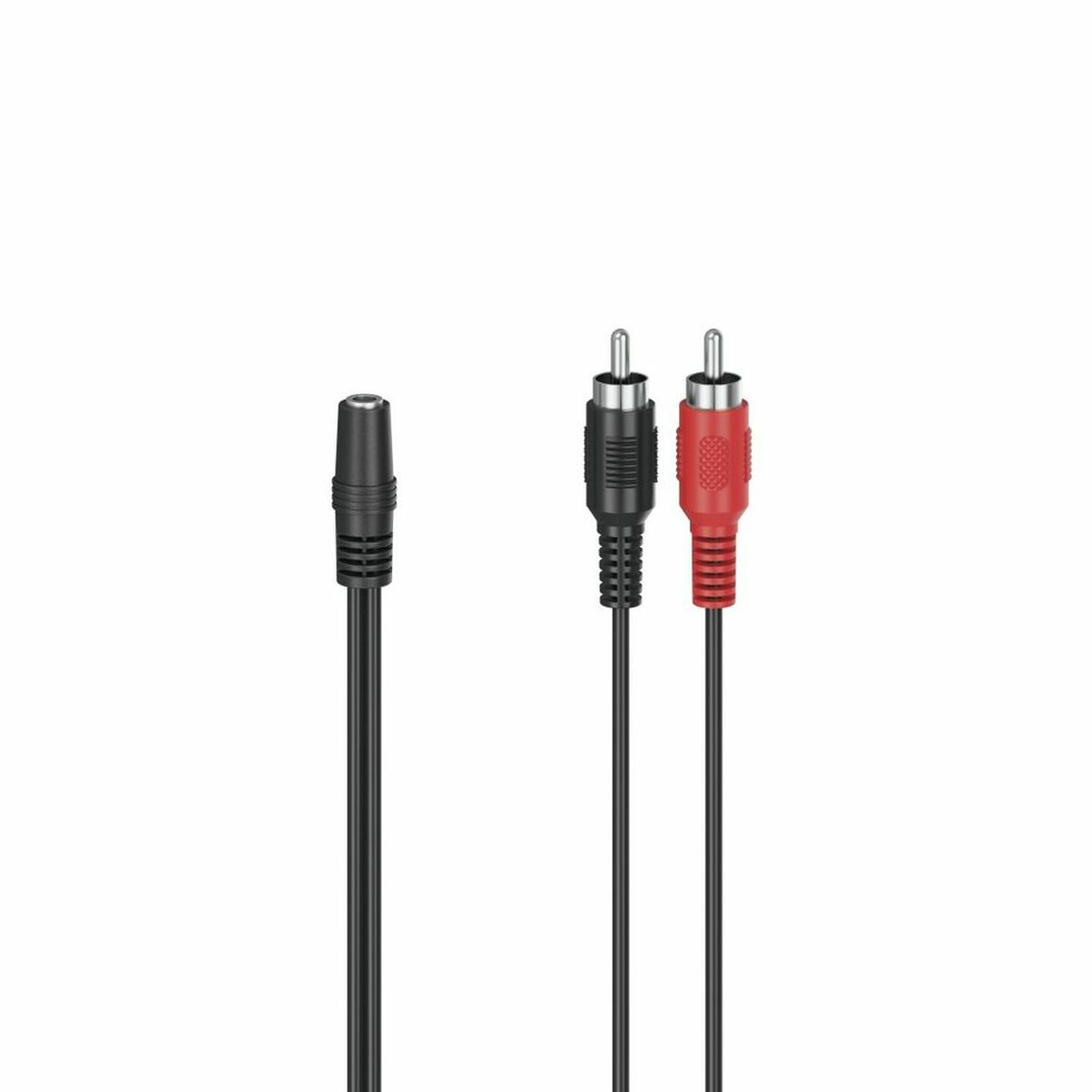 Cable Audio Jack a 2 RCA Hama 00205186 Negro 10 cm - Effik Store