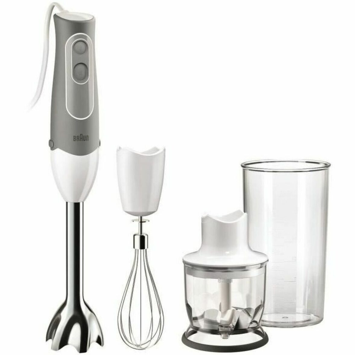 Batidora de Mano Multifunción con Accesorios Braun MQ 525 Omelette 600W - Effik Store