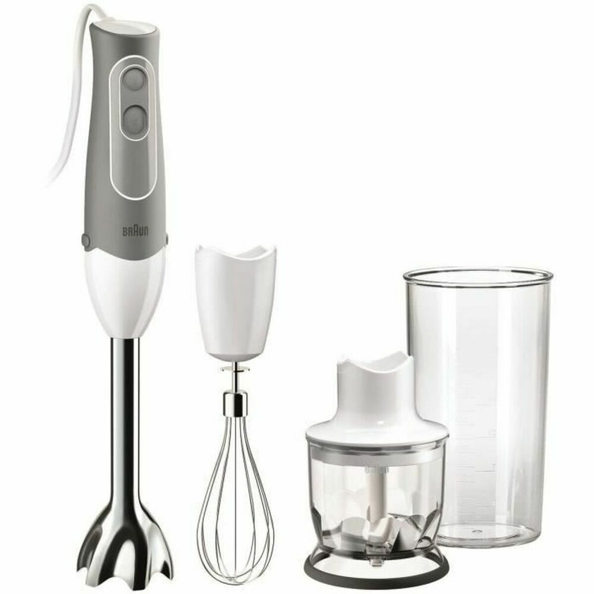 Batidora de Mano Multifunción con Accesorios Braun MQ 525 Omelette 600W - Effik Store