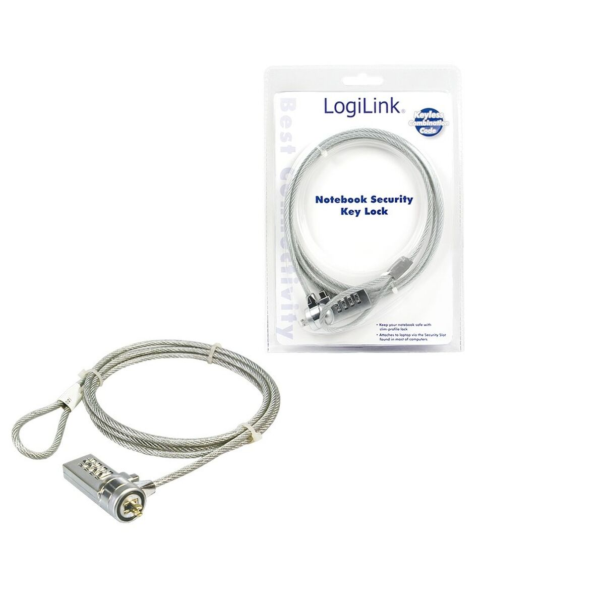 Cable de Seguridad LogiLink 1,5 m - Effik Store