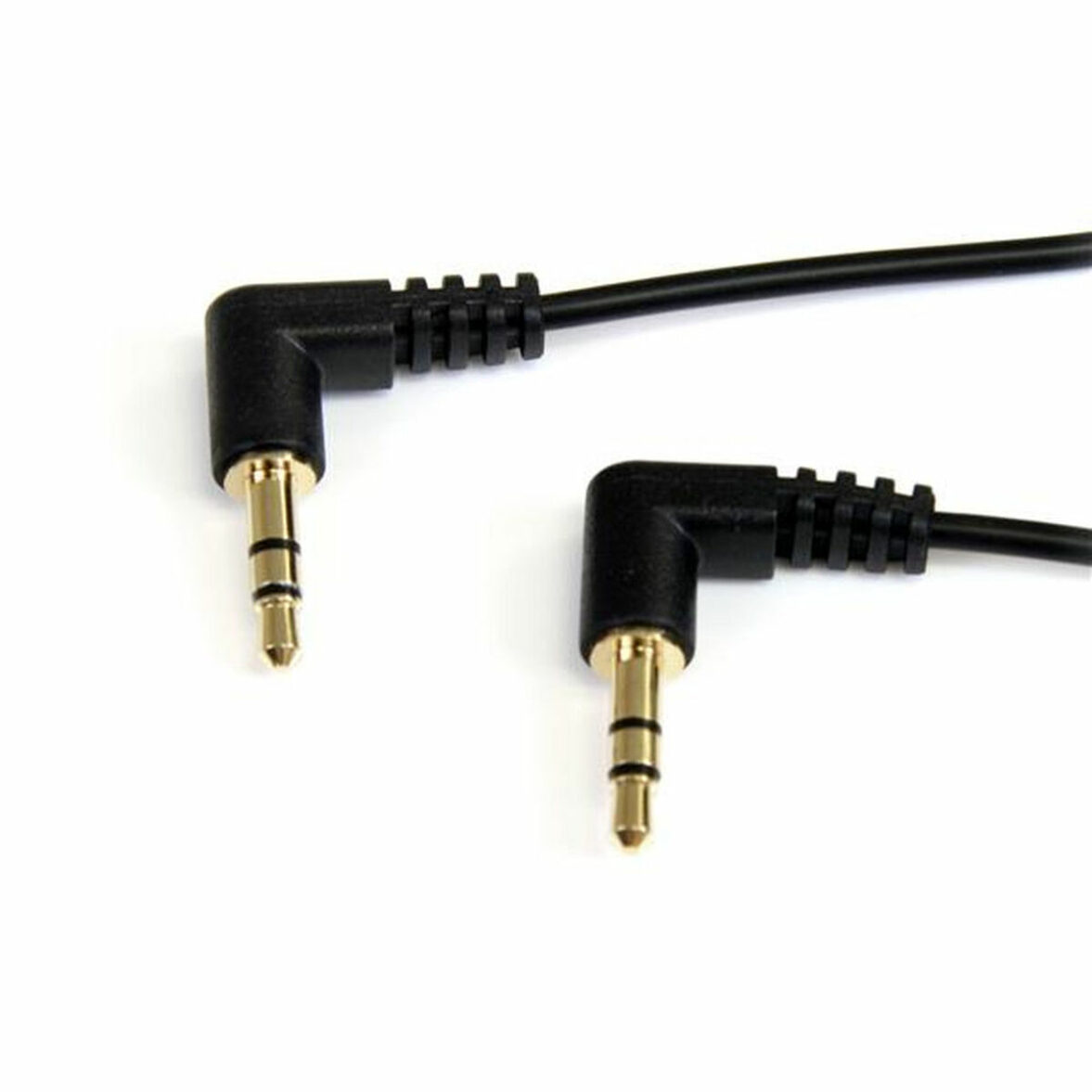 Cable Audio Jack (3,5 mm) Startech MU3MMS2RA            0,9 m Negro - Effik Store