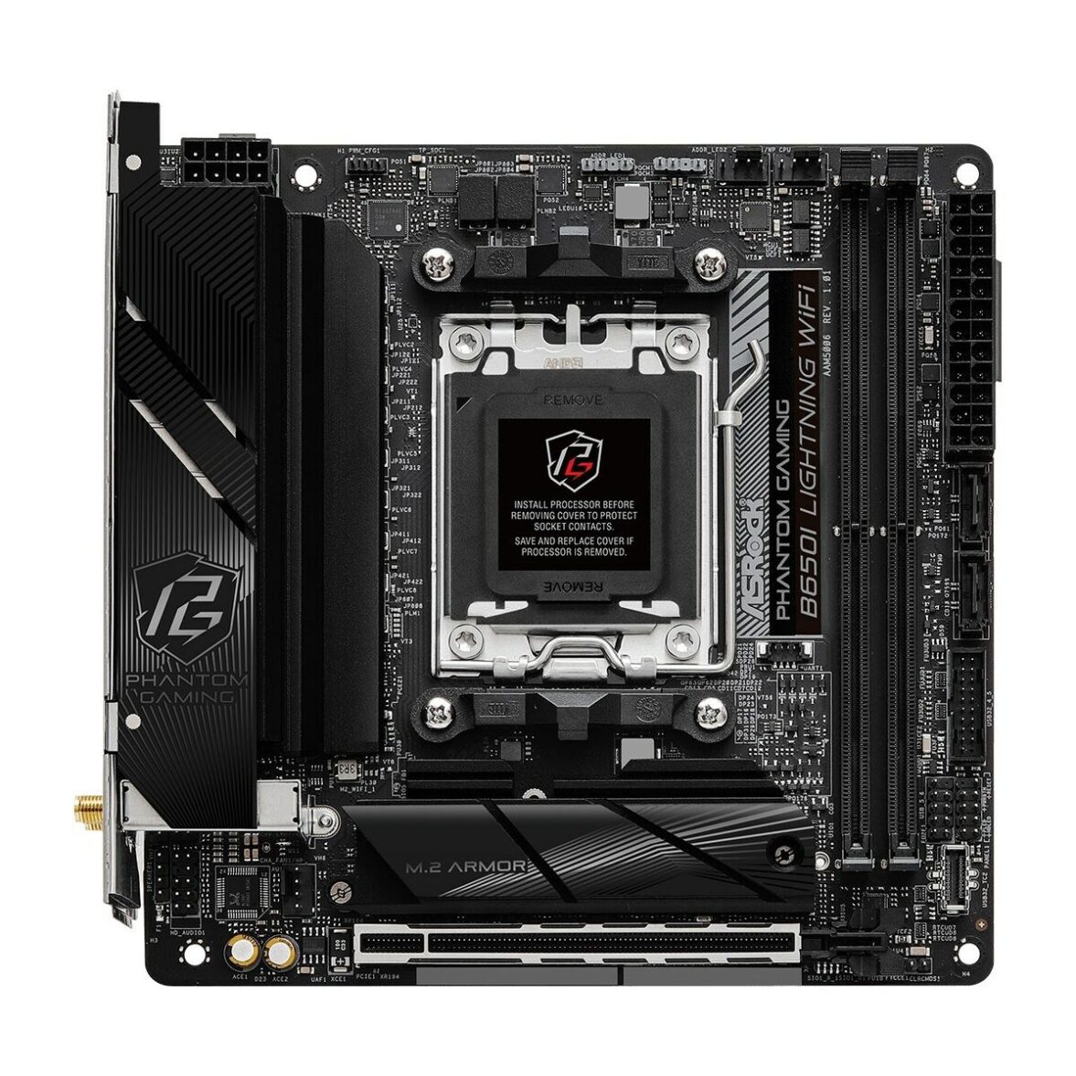 Placa Base ASRock B650I LIGHTNING WIFI Intel Wi-Fi 6 AMD B650 AMD AM5 - Effik Store