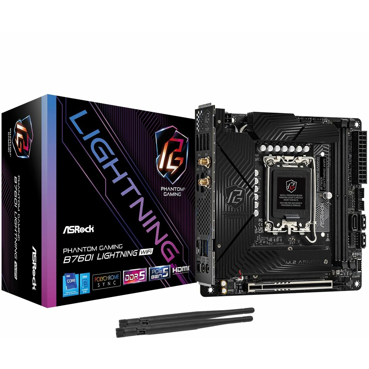 Placa Base ASRock B760I LIGHTNING WIFI LGA 1700 Intel B760 - Effik Store