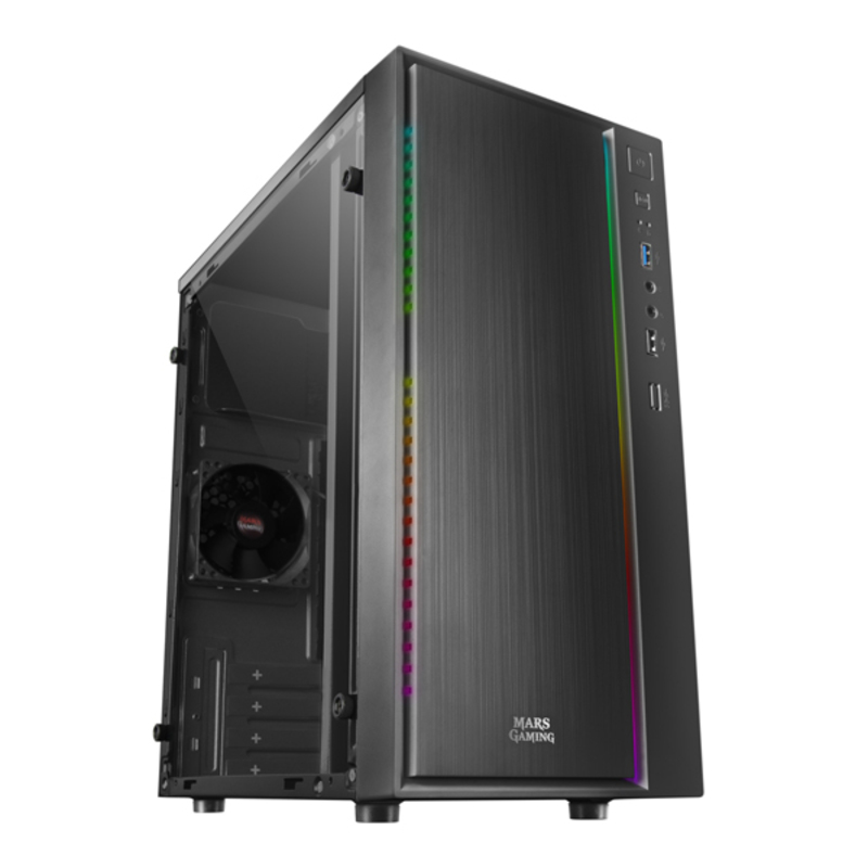 Caja Minitorre Micro ATX / ITX Mars Gaming MCM RGB - Effik Store