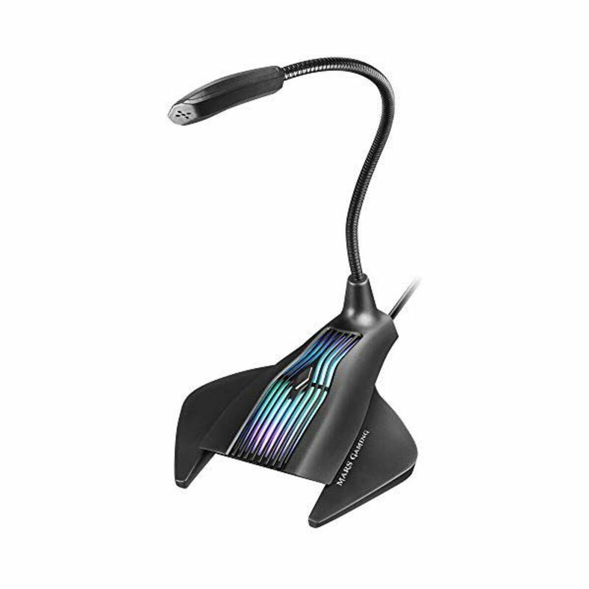 Micrófono Mars Gaming MMIC LED RGB NEGRO Negro - Effik Store