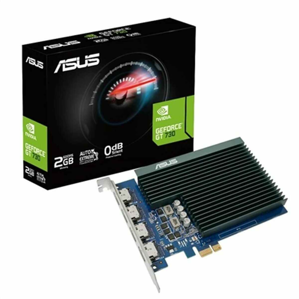 Tarjeta Gráfica Asus GT730-4H-SL-2GD5 2 GB DDR5 GDDR5 - Effik Store