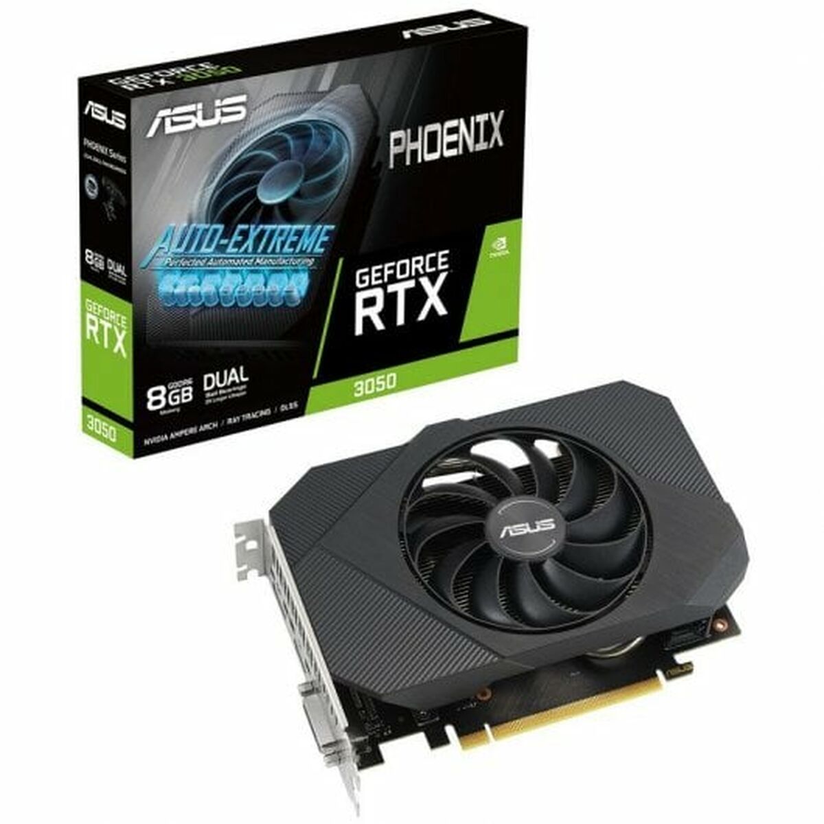 Tarjeta Gráfica Asus Phoenix GeForce RTX 3050 V2 8 GB GDDR6 - Effik Store