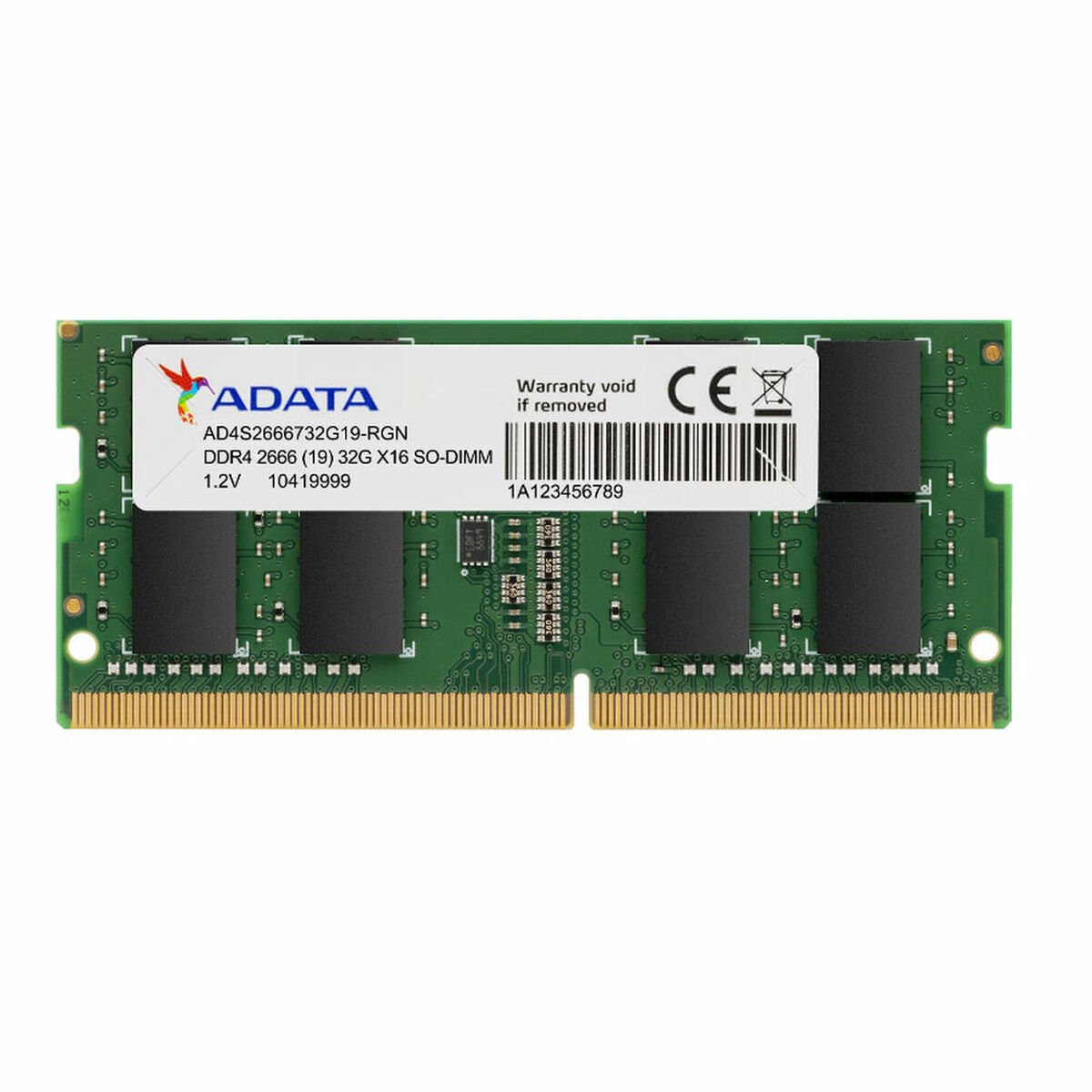 Memoria RAM Adata AD4S26668G19-SGN 8 GB CL19 - Effik Store