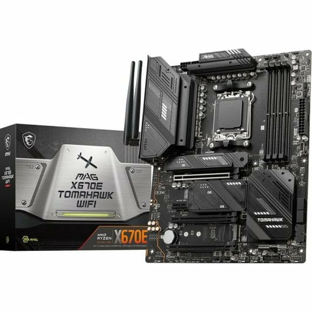 Placa Base MSI MAG X670E TOMAHAWK WIFI AMD AMD X670 AMD AM5 - Effik Store