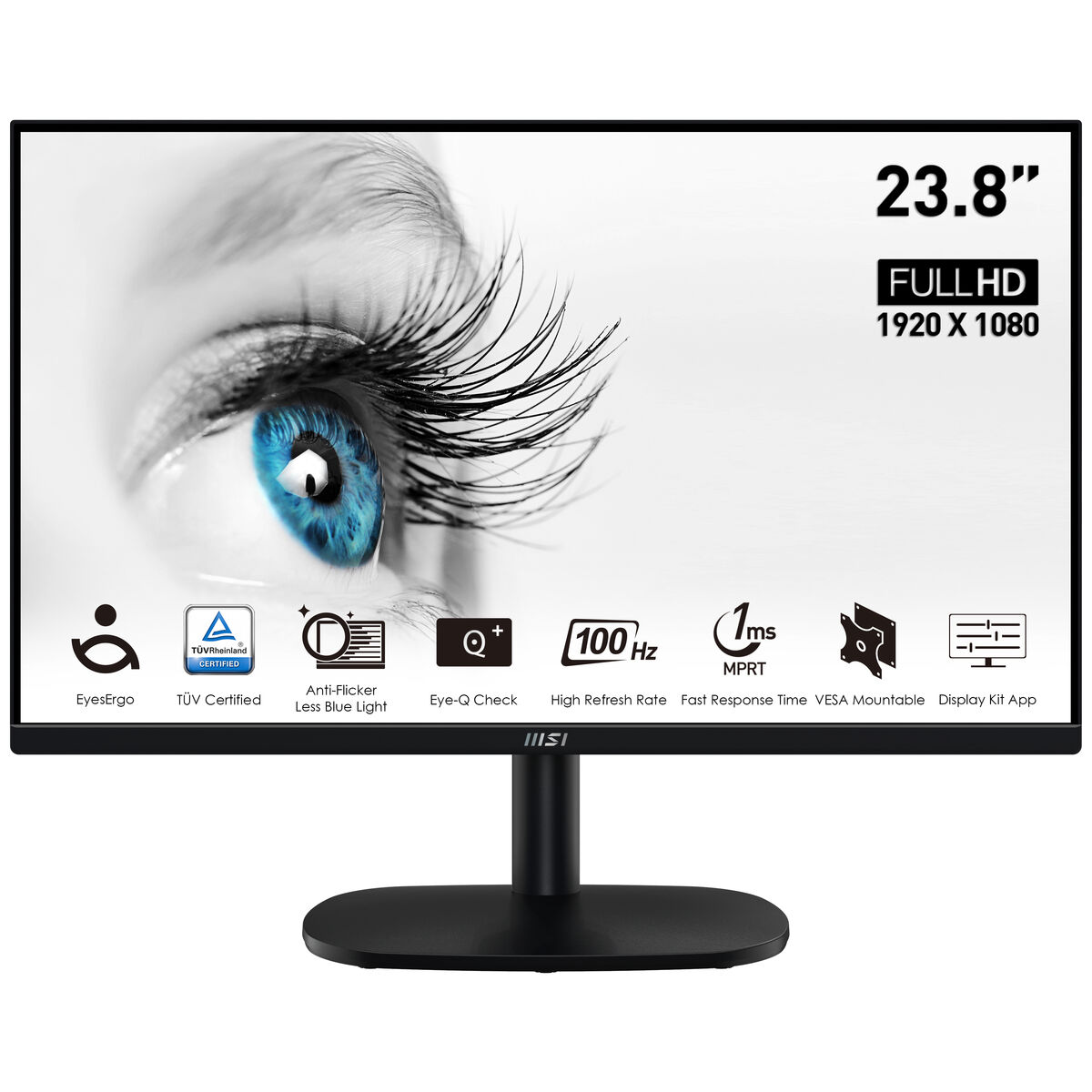 Monitor MSI PRO MP245V Full HD 23,8" 100 Hz - Effik Store