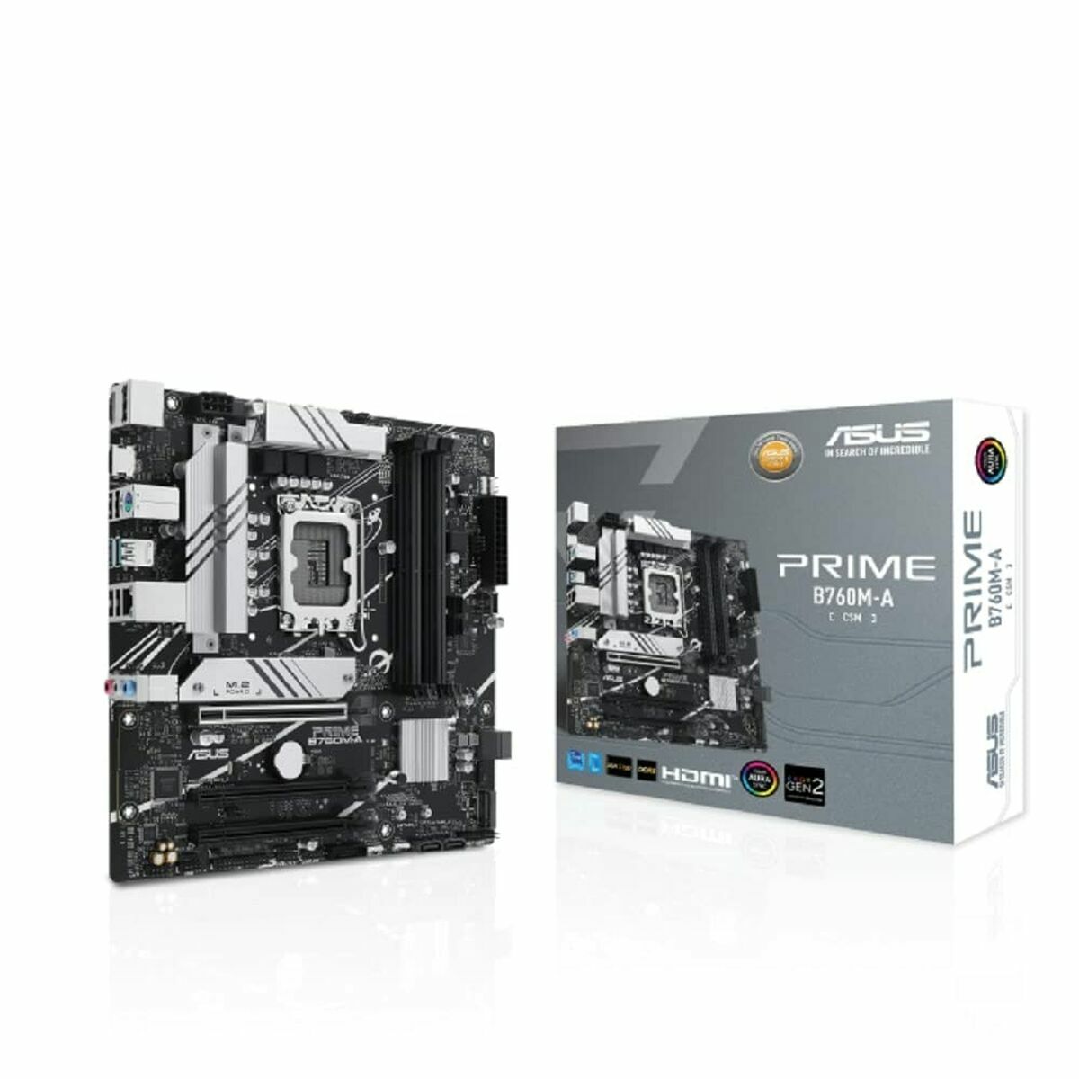 Placa Base Asus PRIME B760M-A-CSM DDR5 LGA1700 Intel B760 - Effik Store