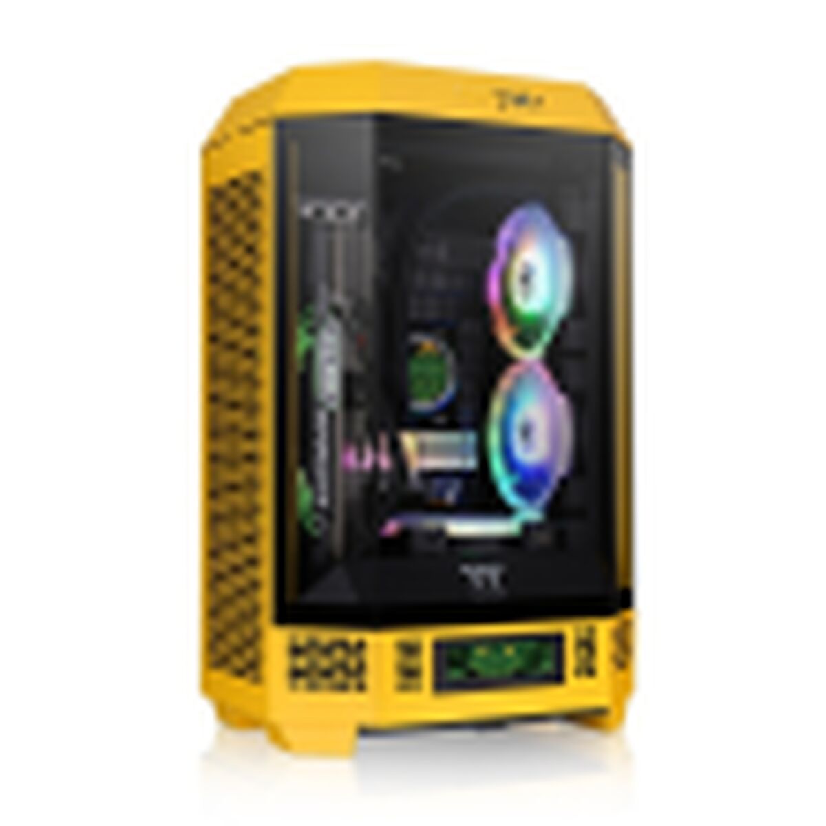 Caja Semitorre ATX THERMALTAKE Amarillo - Effik Store