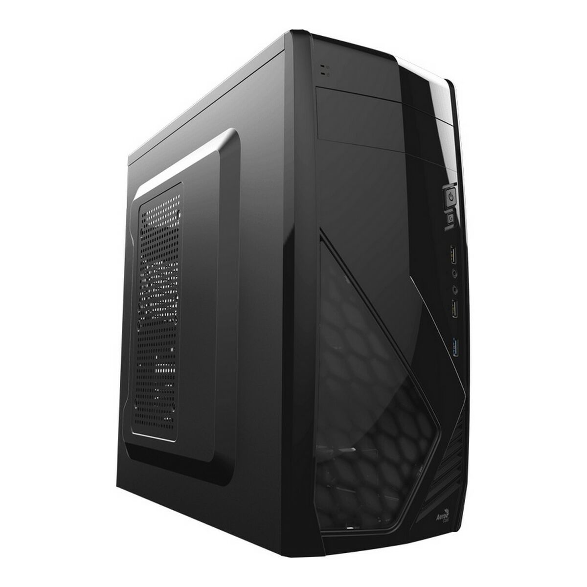 Caja Semitorre ATX Aerocool 19120 Negro - Effik Store