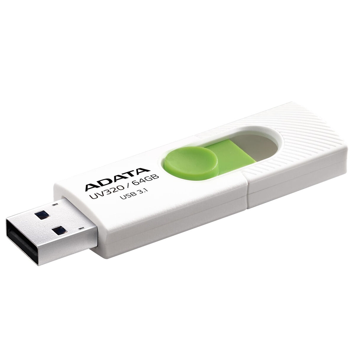 Memoria USB Adata UV320 Verde Blanco/Verde 64 GB - Effik Store