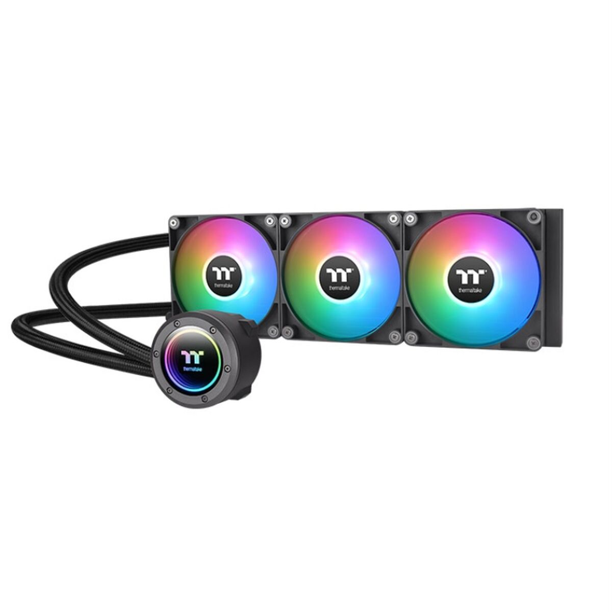 Ventilador de Caja THERMALTAKE CL-W376-PL14SW-A (3 Unidades) - Effik Store