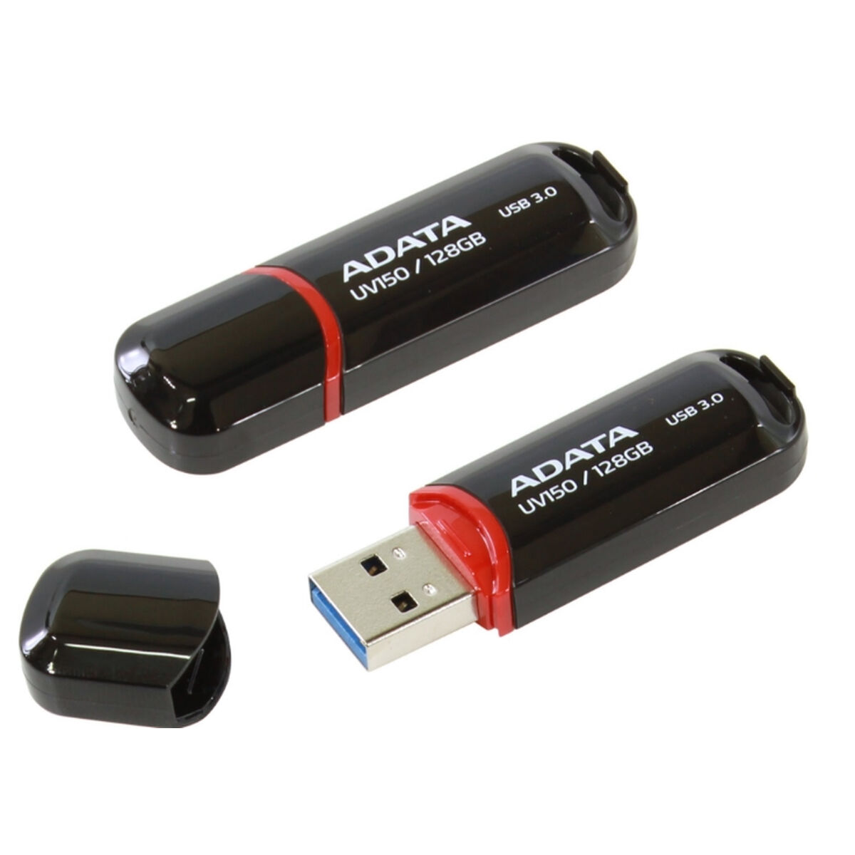 Memoria USB Adata UV150 Negro 128 GB - Effik Store