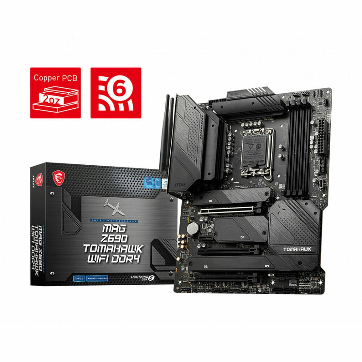 Placa Base MSI MAG Z690 DDR4 LGA1700 - Effik Store