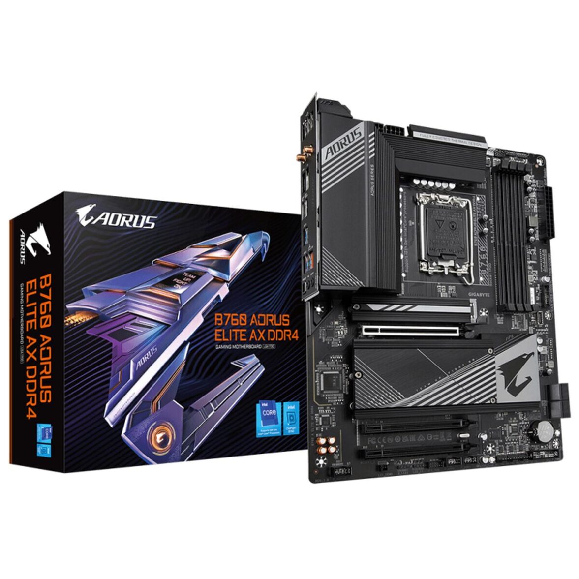 Placa Base Gigabyte B760 AORUS ELITE AX DDR4 (rev. 1.0) - Effik Store