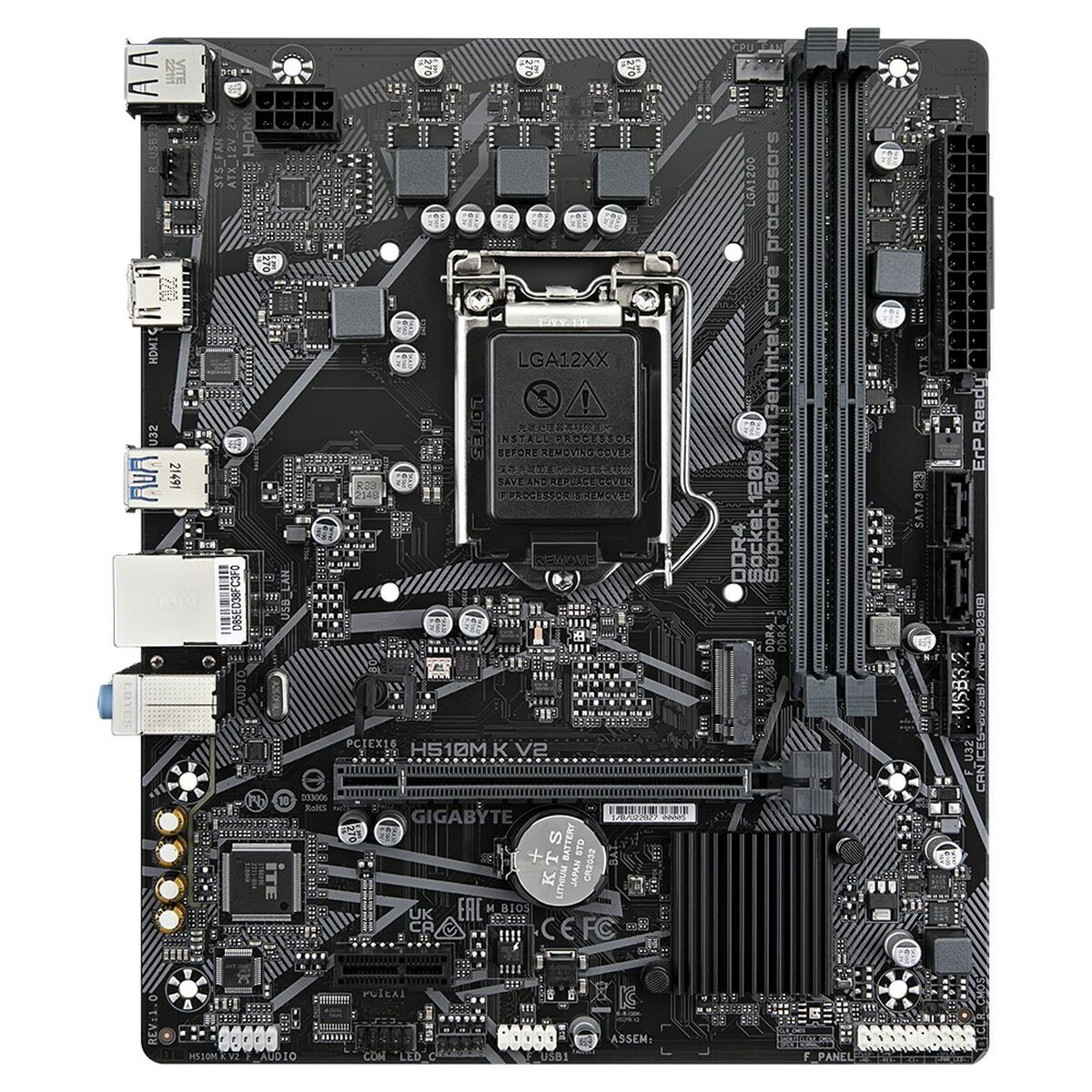 Placa Base Gigabyte H510M K V2 Intel Intel® H470 Express LGA 1200 - Effik Store