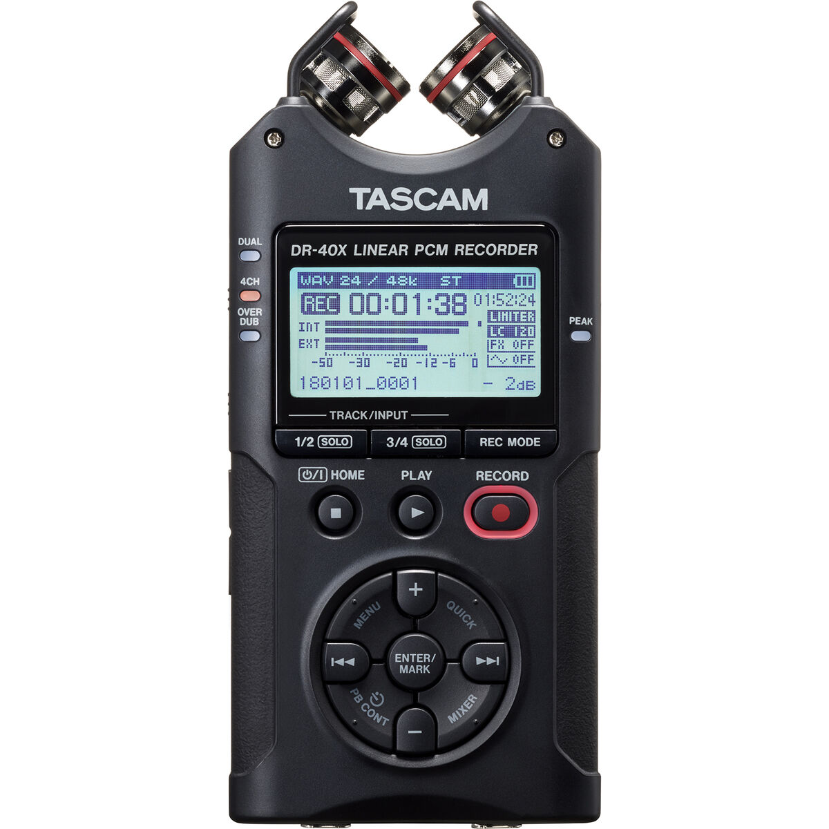 Grabadora Tascam DR-40X Azul Negro - Effik Store