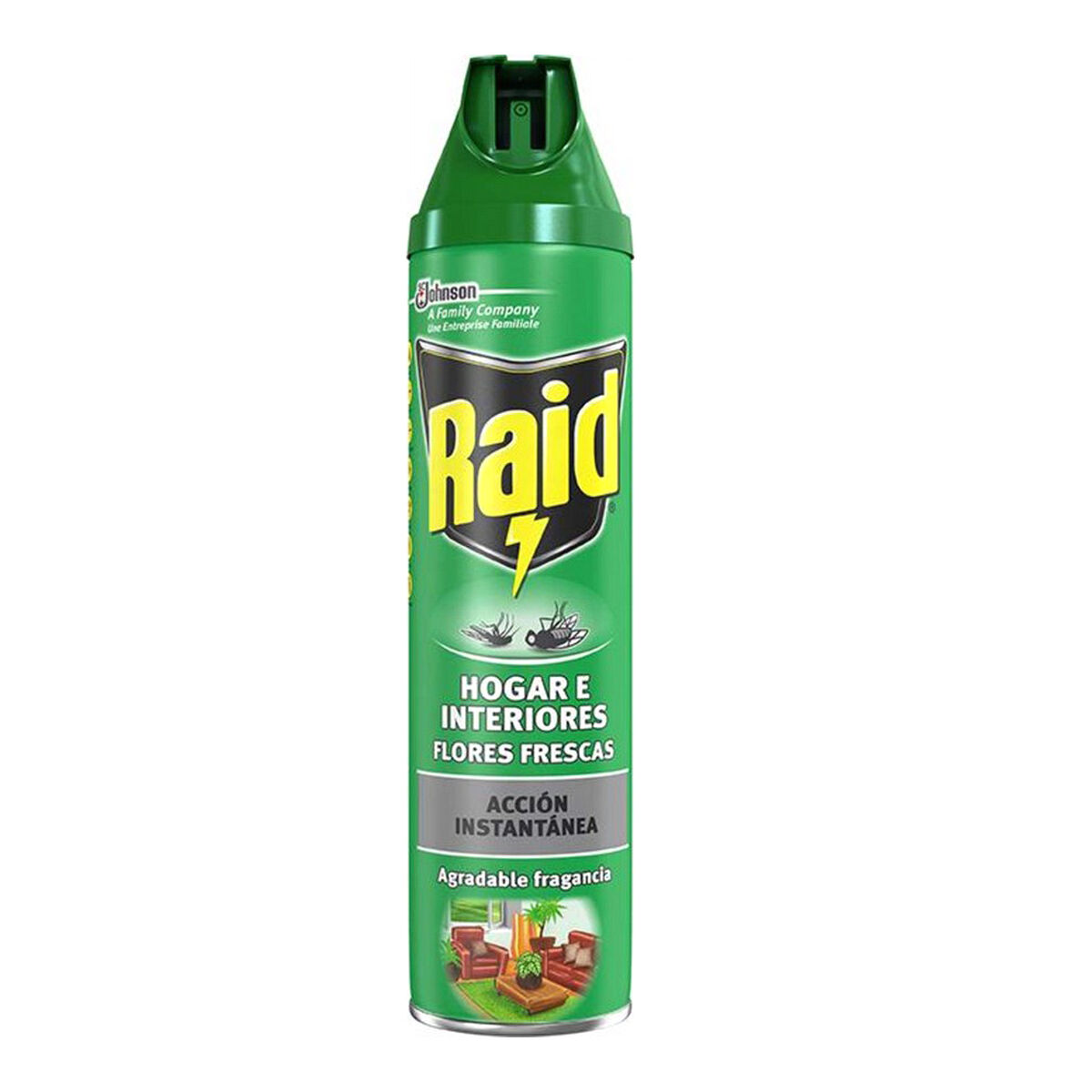 Insecticida Raid Insectos voladores Fresco (600 ml) - Effik Store