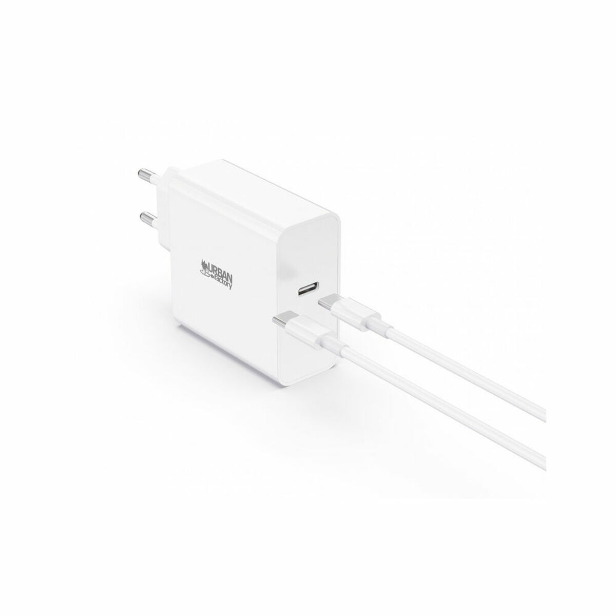 Cargador portátil Urban Factory PSC65UF              (2 m) Blanco - Effik Store