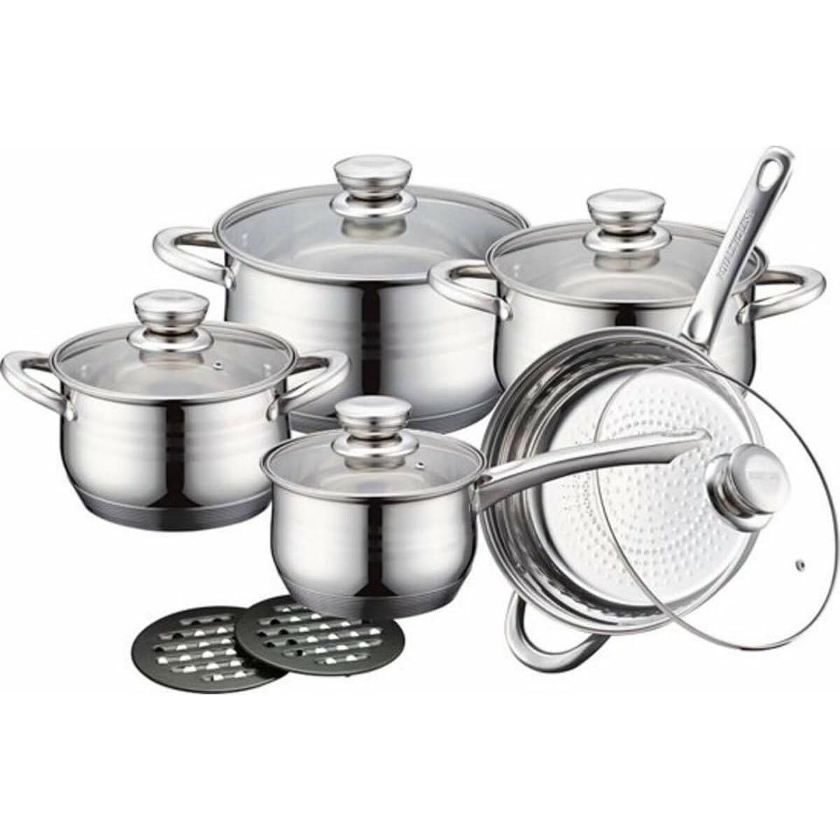 Batería de Cocina Royalty Line 1232 Acero 12 Piezas - Effik Store