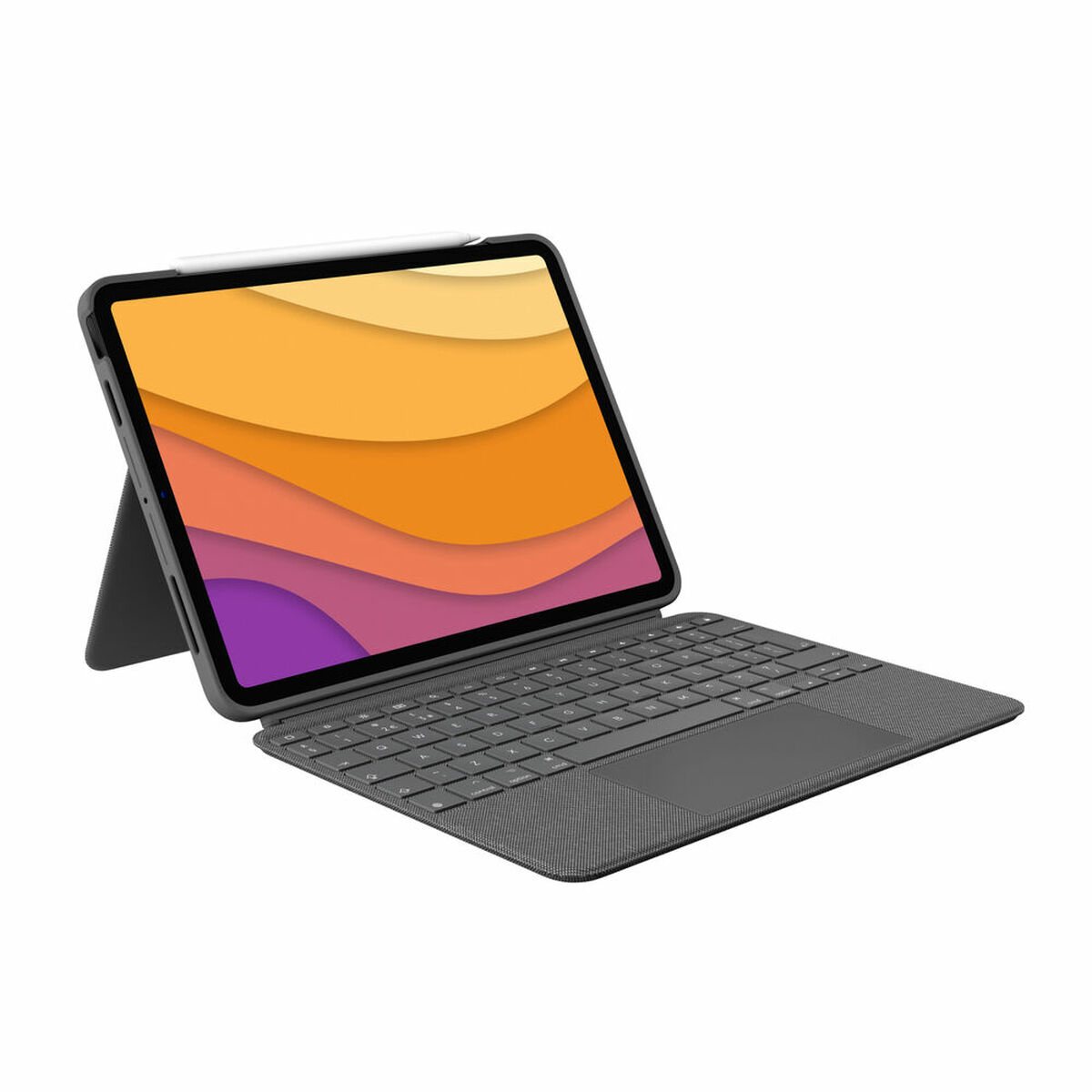 Funda para Tablet y Teclado Logitech iPad Air 2020 Gris Qwerty Español QWERTY - Effik Store