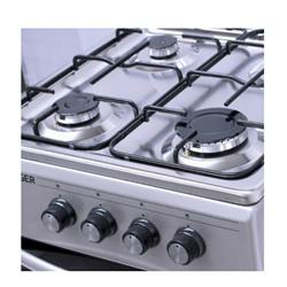 Cocina de Gas Haeger GC-SS5.006C Acero Inoxidable Plateado Gris (46 L) - Effik Store