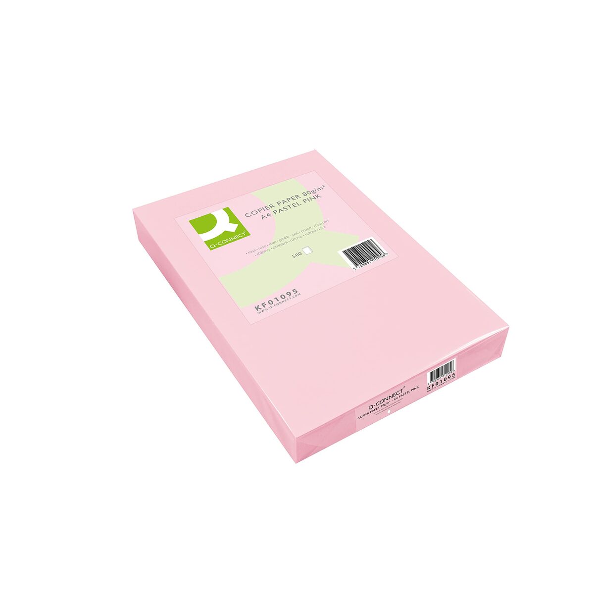 Papel para Imprimir Q-Connect KF01095 Rosa A4 500 Hojas - Effik Store