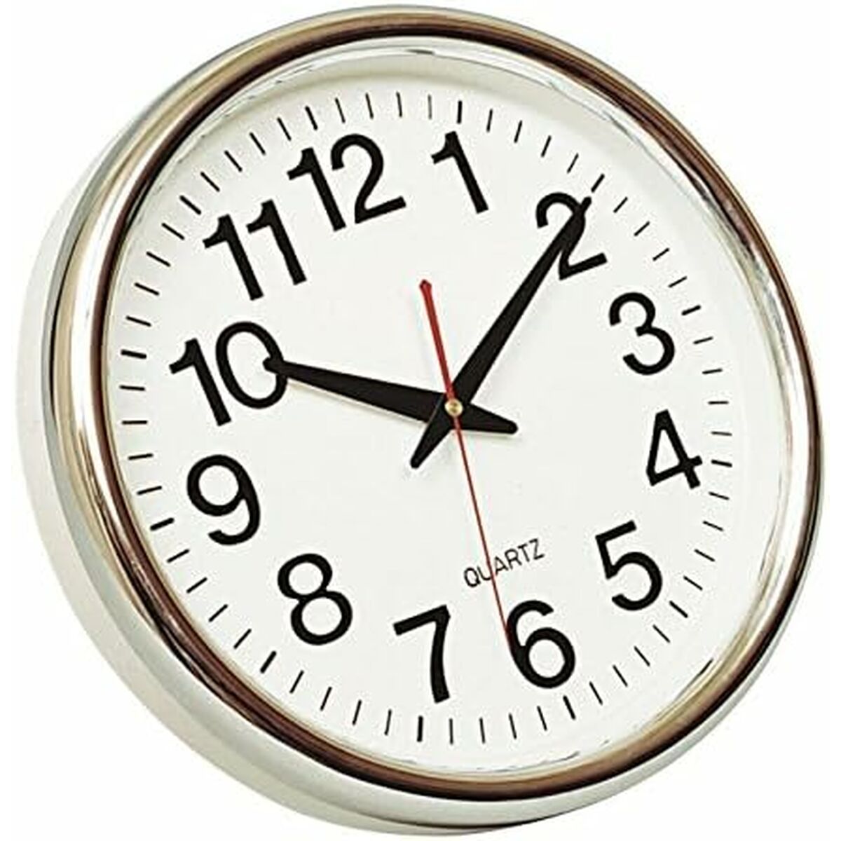 Reloj de Pared Q-Connect KF15589 Blanco Ø 30 cm Plástico - Effik Store