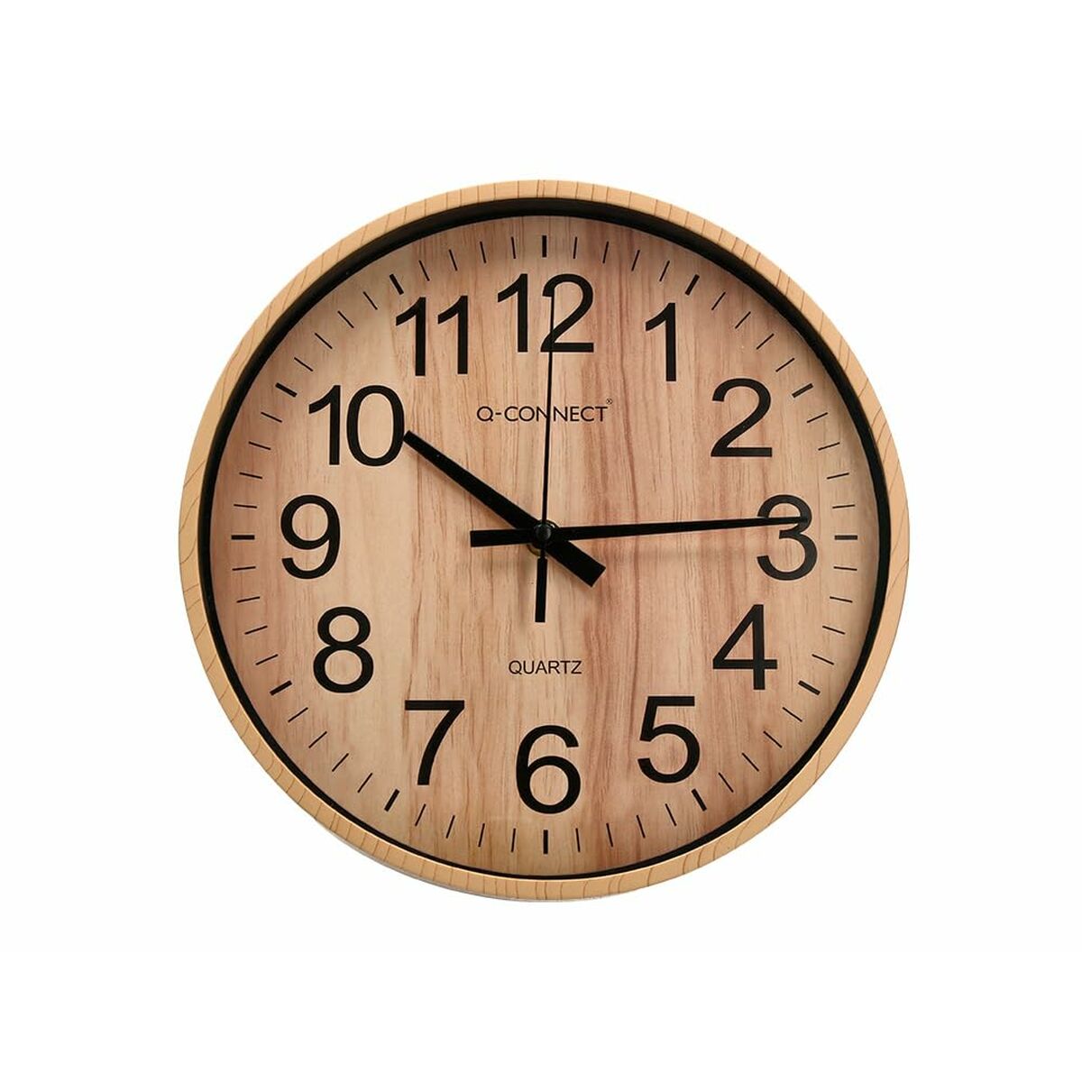 Reloj de Pared Q-Connect KF16952 Ø 25,7 cm Madera - Effik Store