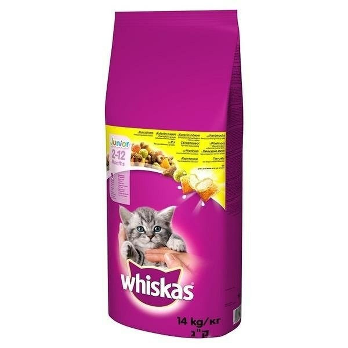 Comida para gato Whiskas Junior Pollo 14 Kg - Effik Store