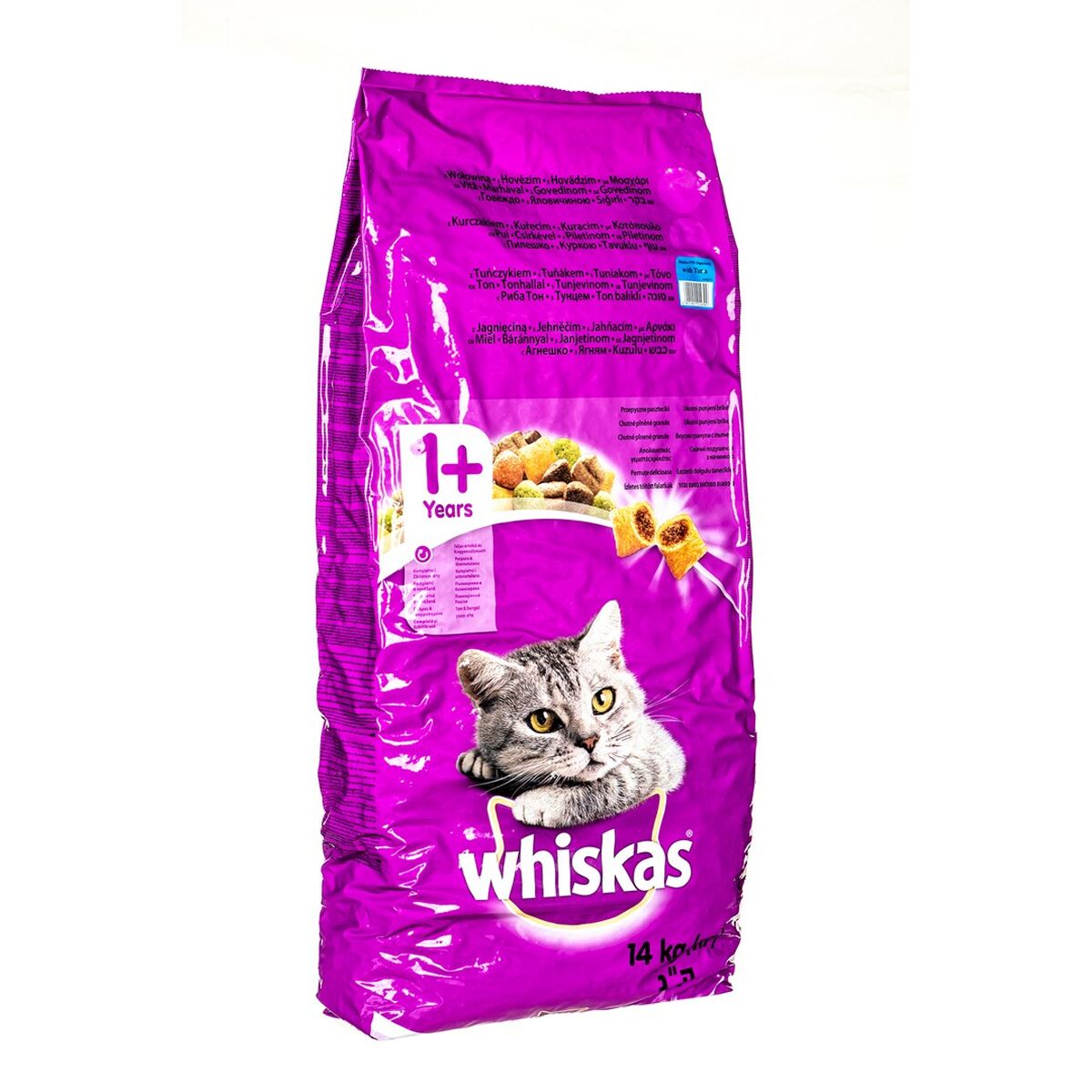 Comida para gato Whiskas 5900951014390 Adulto Atún 14 Kg - Effik Store