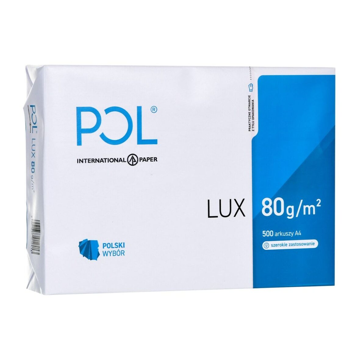 Papel para Imprimir POL International Paper Lux Blanco A4 500 Hojas - Effik Store