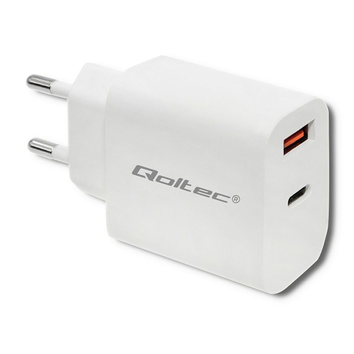 Cargador de Pared Qoltec 51714 Blanco 18 W - Effik Store