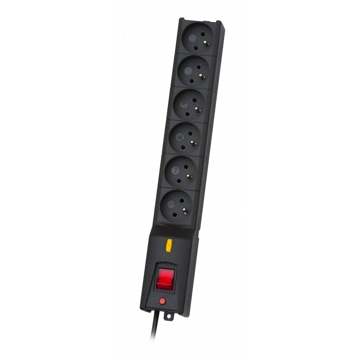 Regleta Enchufes 6 Tomas con Interruptor Lestar LX 610 G-A K.:CZ (5 m) - Effik Store