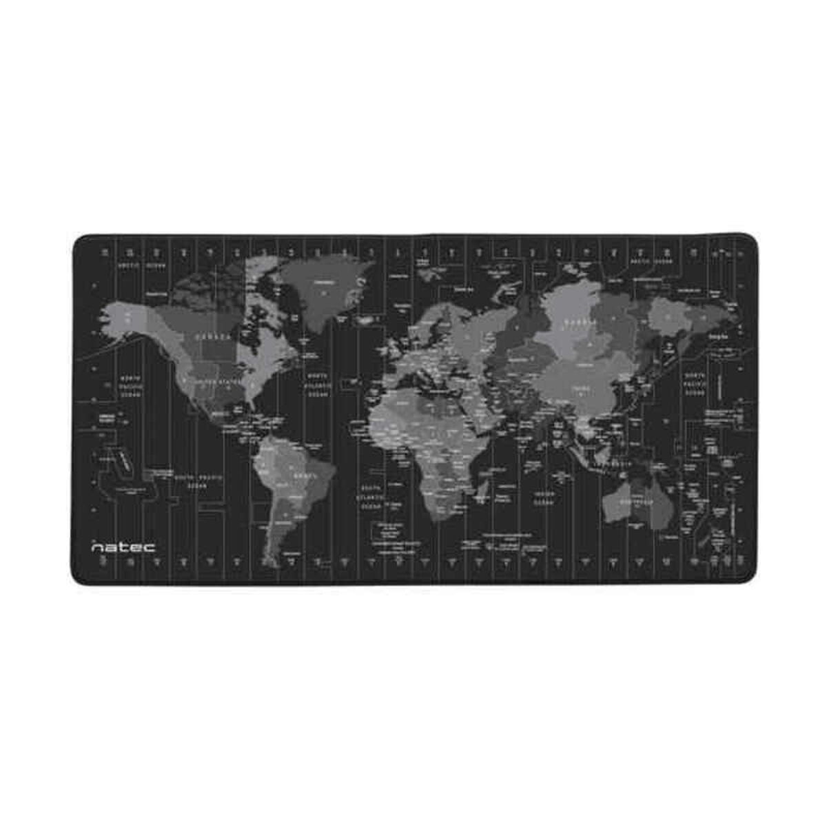 Alfombrilla Gaming Natec Time Zone Map Maxi Negro - Effik Store