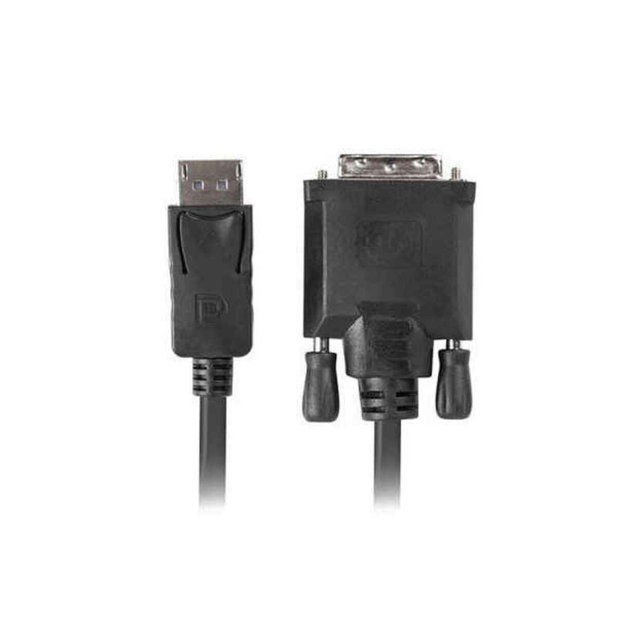 Cable DisplayPort Lanberg CA-DPDV-10CU-0018-BK Negro - Effik Store