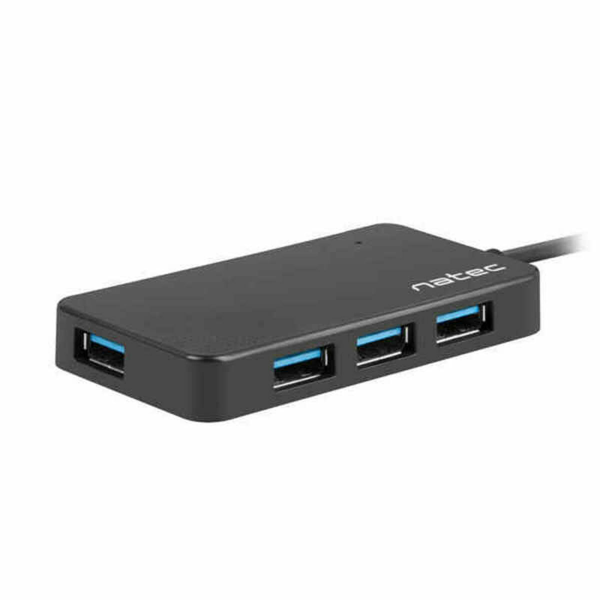 Hub USB Natec Moth Negro Multicolor - Effik Store