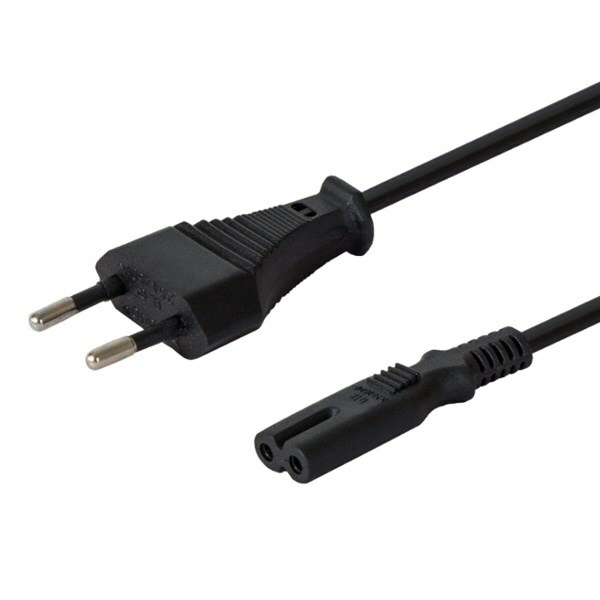 Cable de Alimentación Savio CL-100 Negro IEC C7 1,8 m - Effik Store