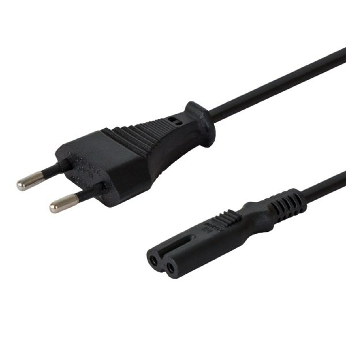 Cable de Alimentación Savio CL-105 Negro 2-pin C7 3 m - Effik Store