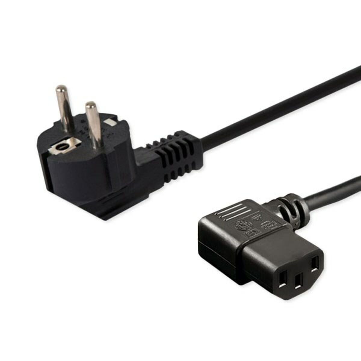 Cable de Alimentación Savio CL-116 Negro IEC C13 1,8 m - Effik Store