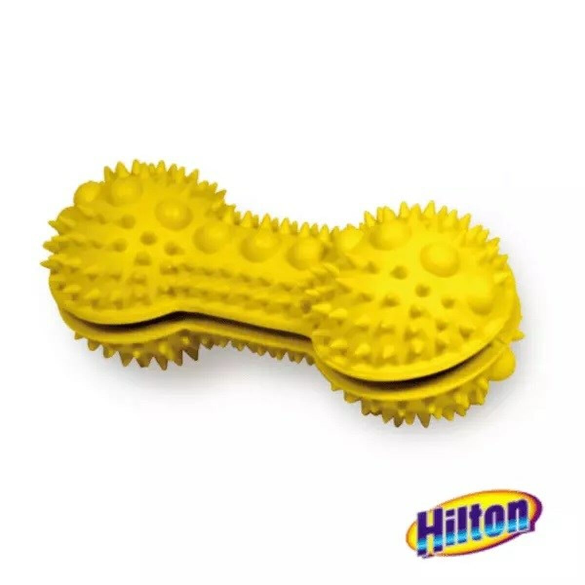 Juguete para perros Hilton Flax Rubber Amarillo Caucho (1 Pieza) - Effik Store