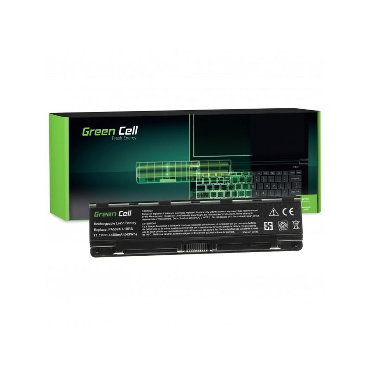 Batería para Portátil Green Cell TS13 Negro 4400 mAh - Effik Store